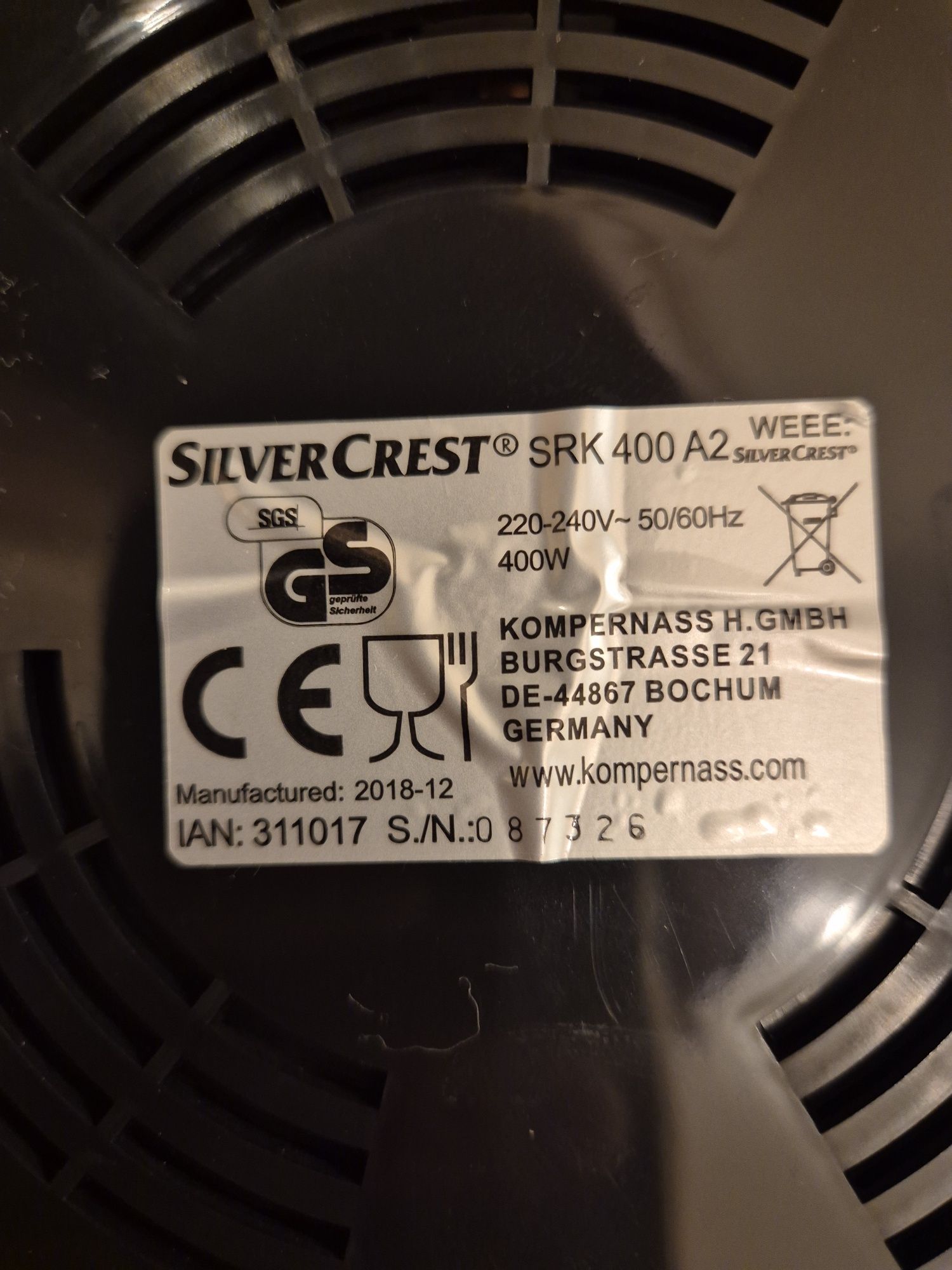 Уред за готвене на ориз (оризоварка) SilverCrest