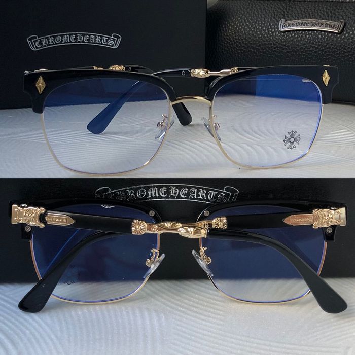Chrome Hearts Ochelari pentru calculator ochelari de soare transparenț