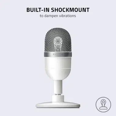 Microfon gaming Razer Seiren Mini, Alb mercury,sigilat