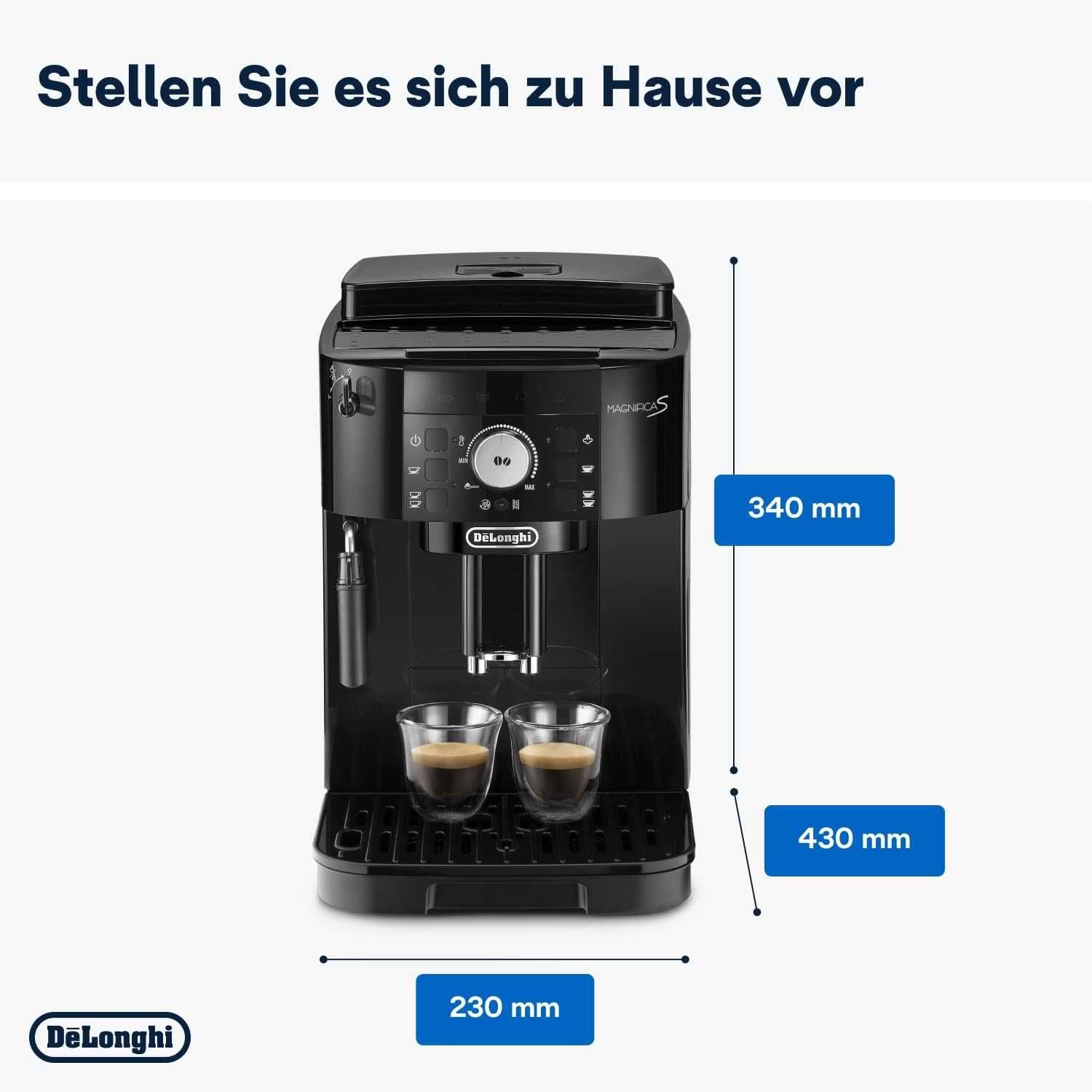 Кафеавтомат Delonghi Magnifica S ECAM11.112.B Еспресо Кафемашина 1450W