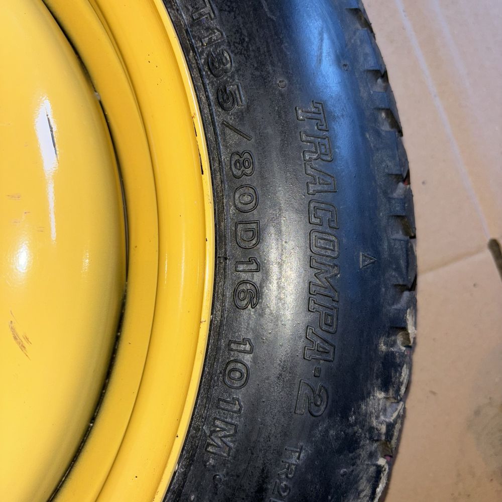 Roata rezerva Slim Mazda Suzuki Nissan Honda Kia 135 80 R16 5x114.3