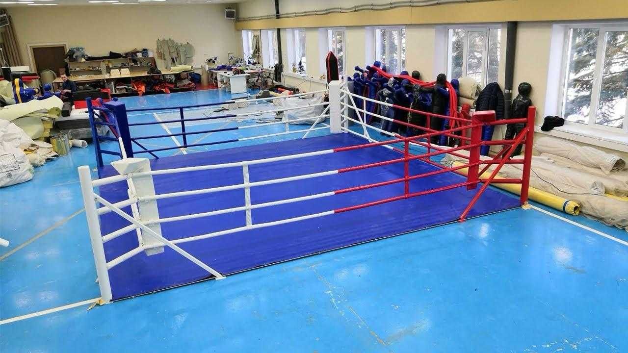 Ринг боксерский на раме 5м х 5м (боевая зона 4м х 4м)