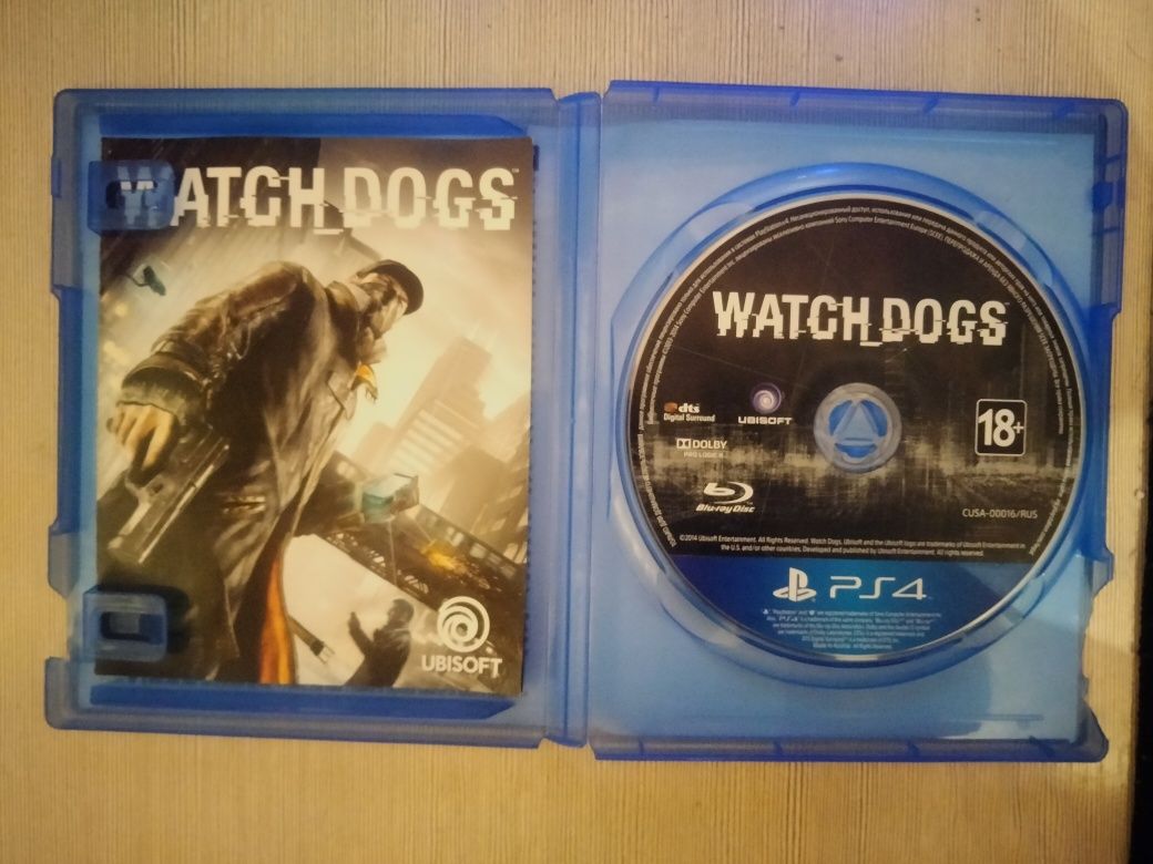 Продам диск Watch Dogs 1 на PS4