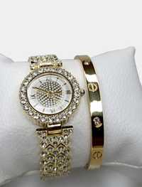 Женский комплект часы и браслет