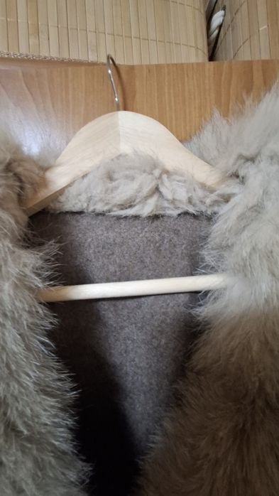 Палто Alpaca с естествен косъм