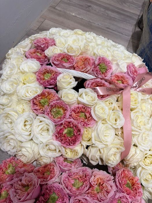 Корзина букет с именем А