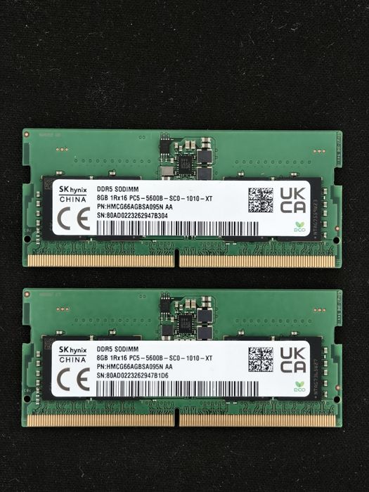 Memorii DDR5 2x8gb kit 16gb 5600mhz