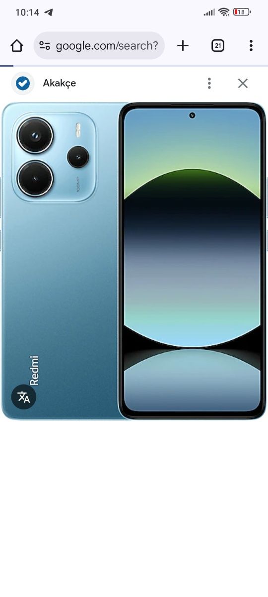 Redmi note 14 blue