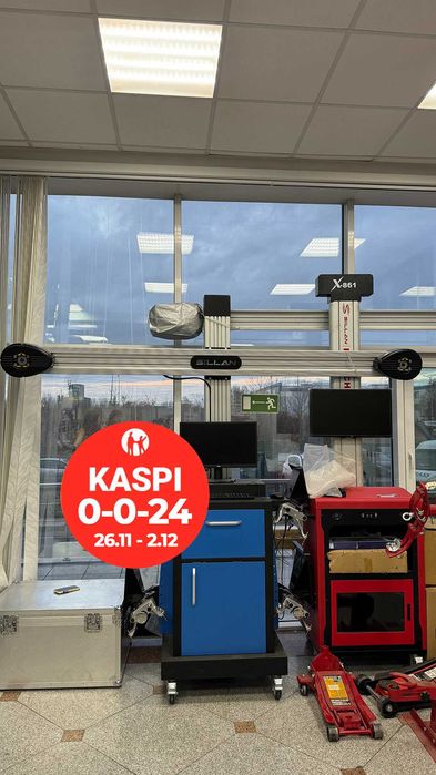 Геометрия колес 3D стенд развал-схождения Углы РАССРОЧКА 0-0-24