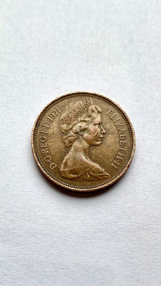 Moneda 2 New Pence - Elisabeth II