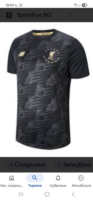 New Balance Liverpool-Страхотна Ориг.тениска