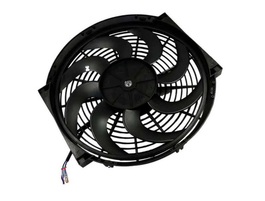 Универсален електрически вентилатор за радиатор ( 25см), 12V, 80W