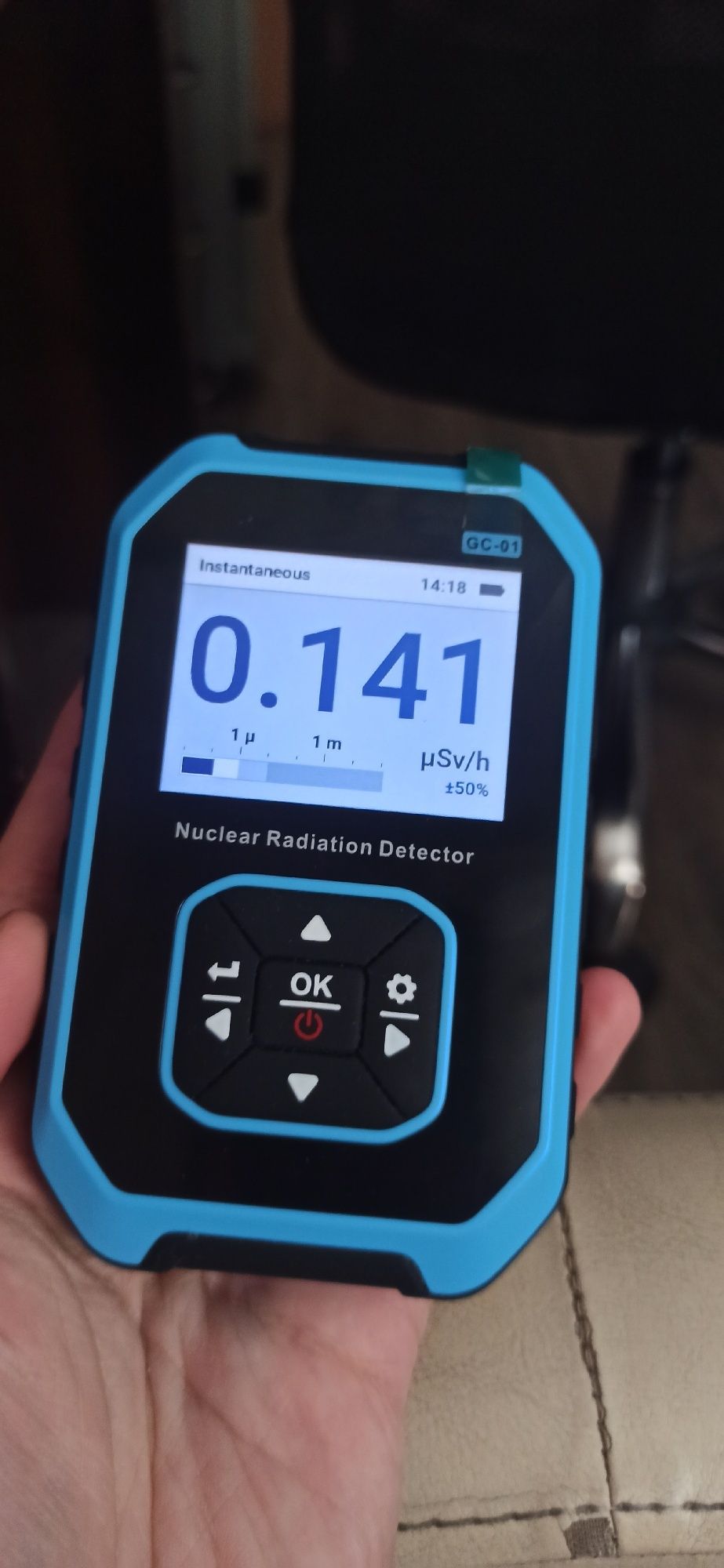 Преносим дозиметър - детектор ядрена радиация - Dosimeter, GaigerMiler