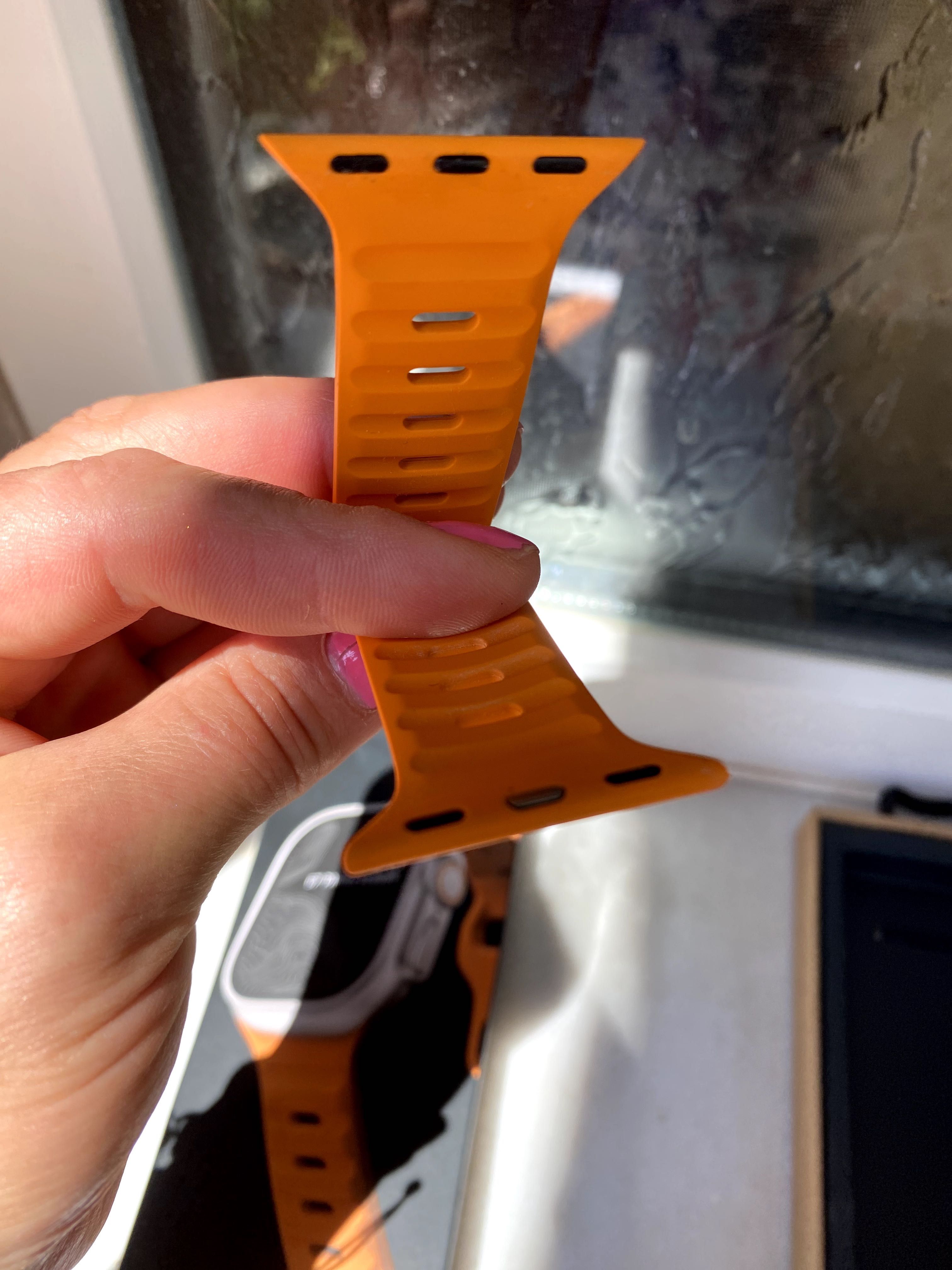 Nomad Sport Band-силиконова каишка за Apple Watch 44мм, 45мм,49мм