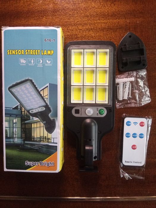 Соларна, сензорна, дворна лампа