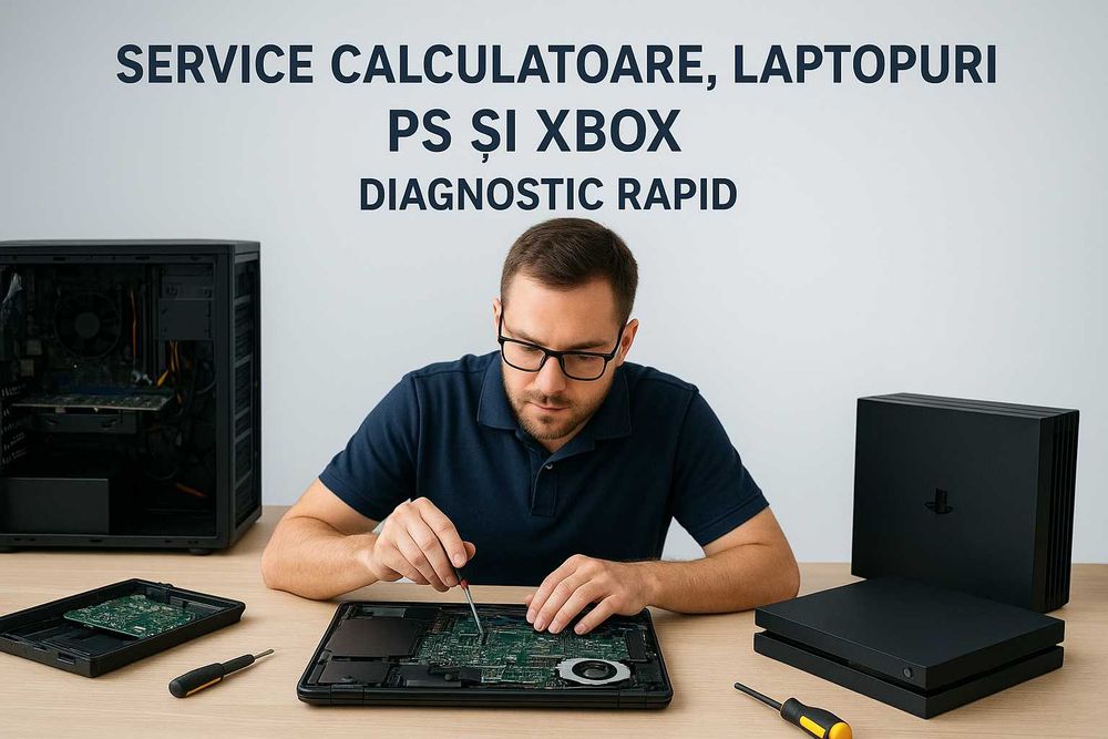 Service calculatoare, laptopuri, PS & Xbox