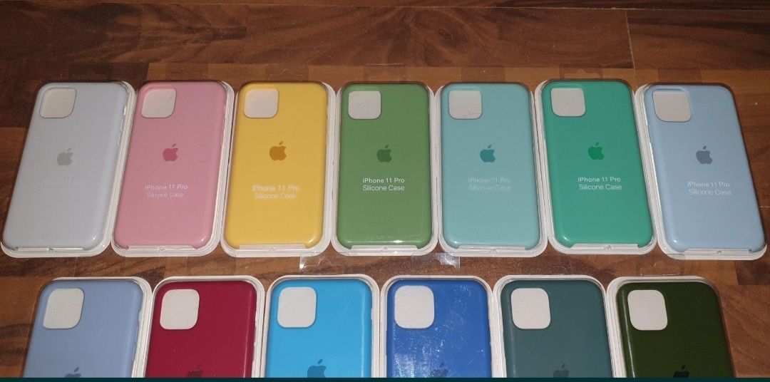 Husa silicon logo Silicone Case Apple 11 Pro