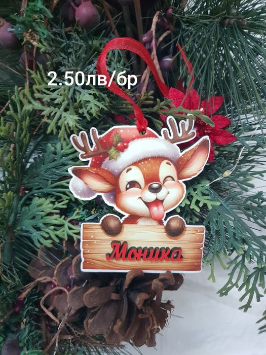 Коледни персонални висулки