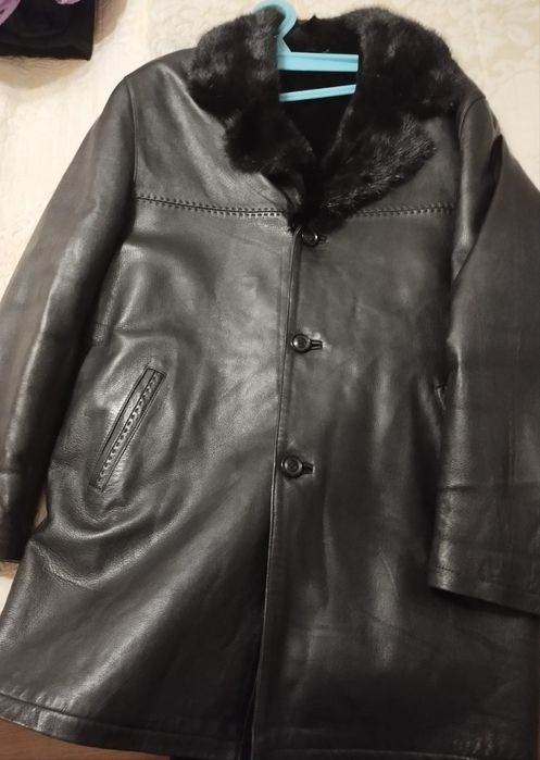 Мужская кожаная куртка