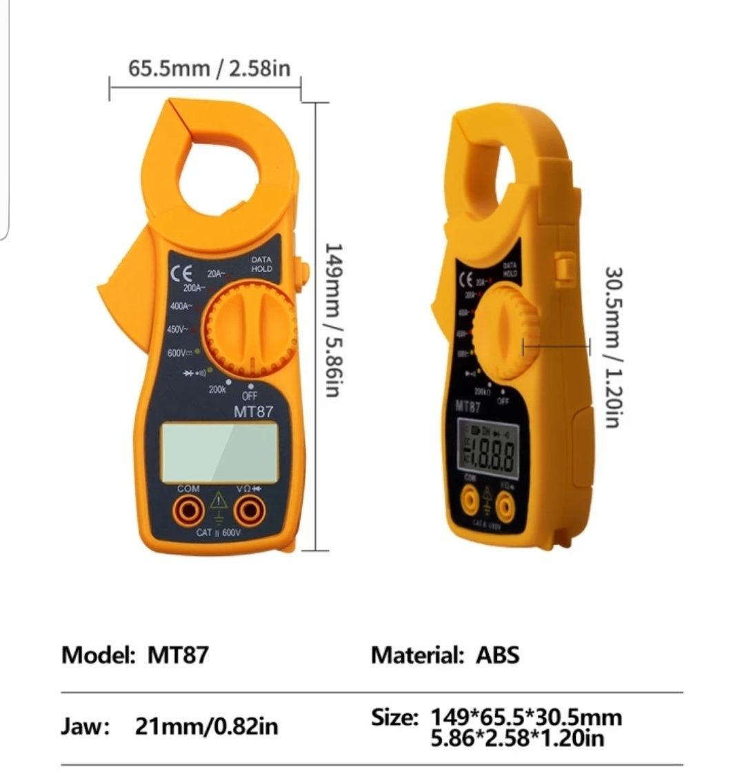 Амперклещи с мултиметър 2в1