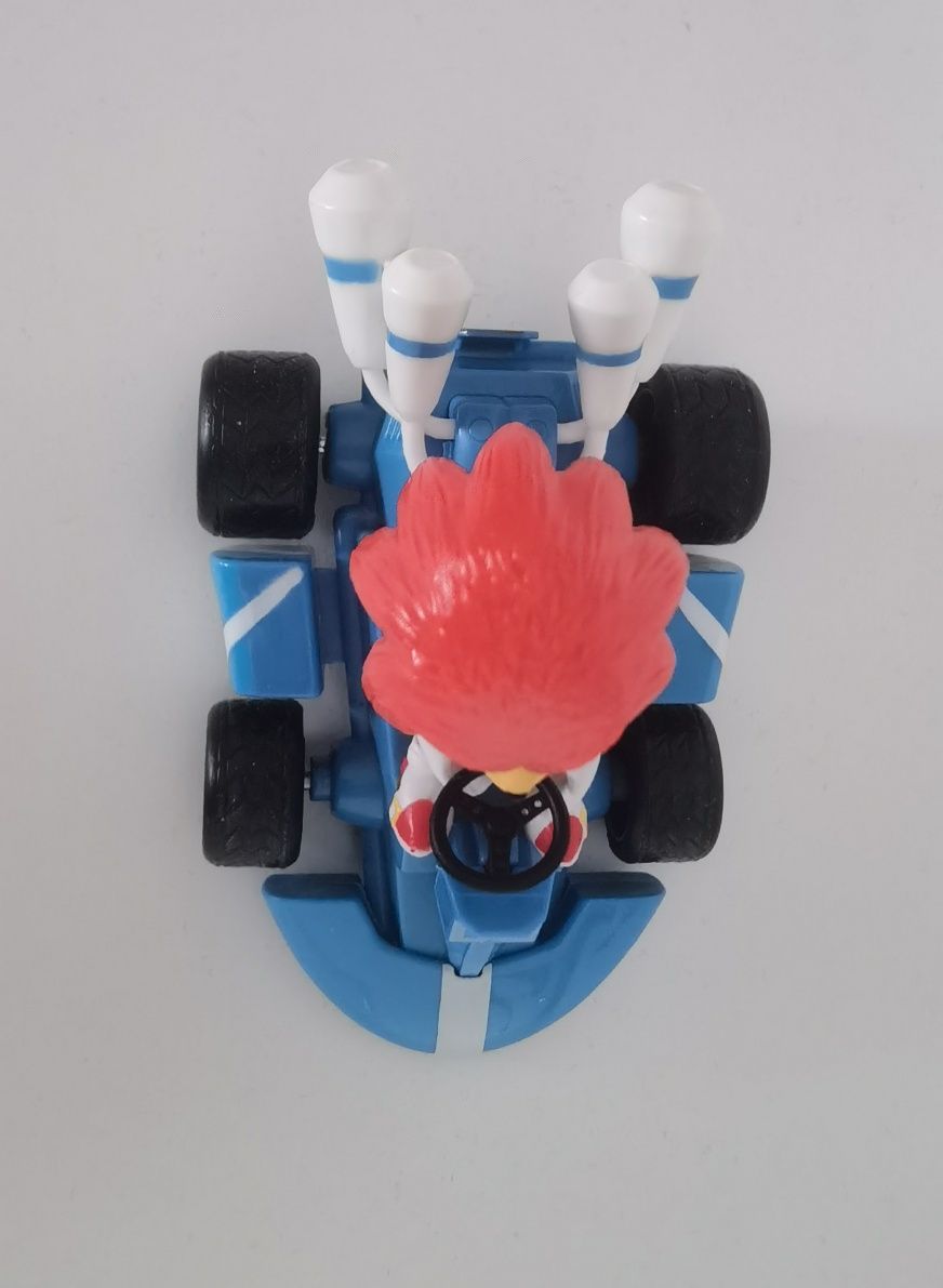 Figurină cu mașină din Sonic the Hedgehog-Super Sonic Kart-Knuckles