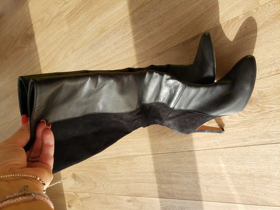 Vand bocanci dama si cizme din piele marimea 39.