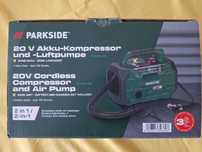 Pompa de aer cu acumulator - Compresor auto 20 V Parkside, 3 in 1