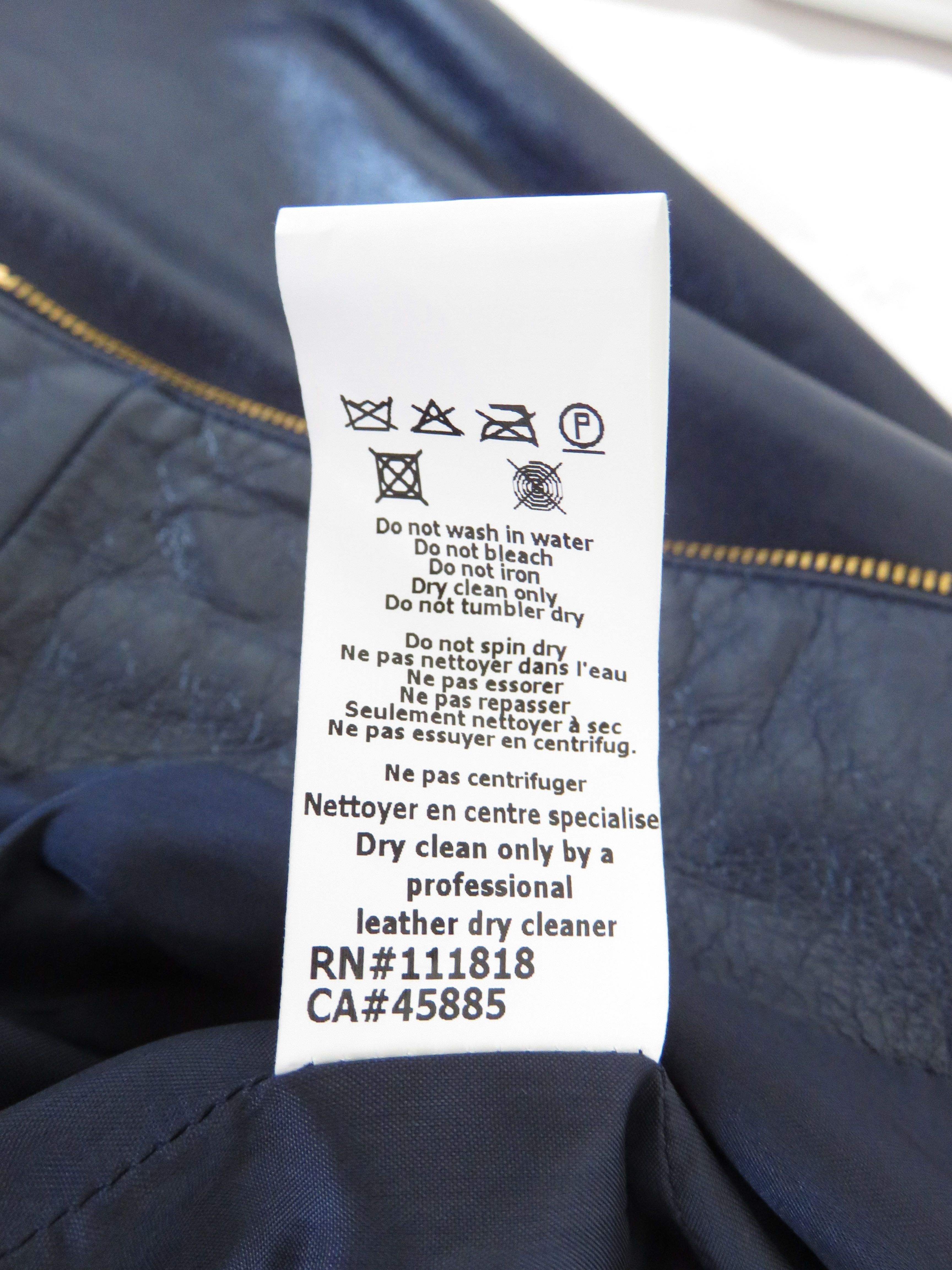 Късо кожено яке Michael Kors Collection, S - M, ново