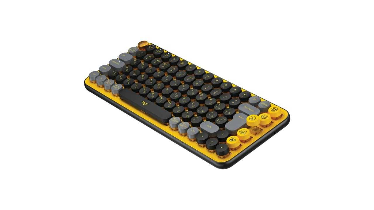 Logitech POP KEYS  Wireless Mechanical Keyboard with Customizable Emoj