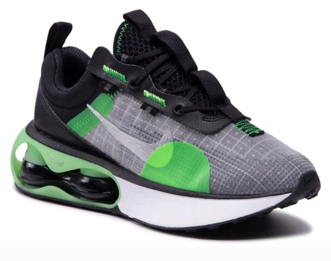 Оригинални Маратонки NIKE Air Max 2021 (Gs) Black/Chrome/Green 36;36.5