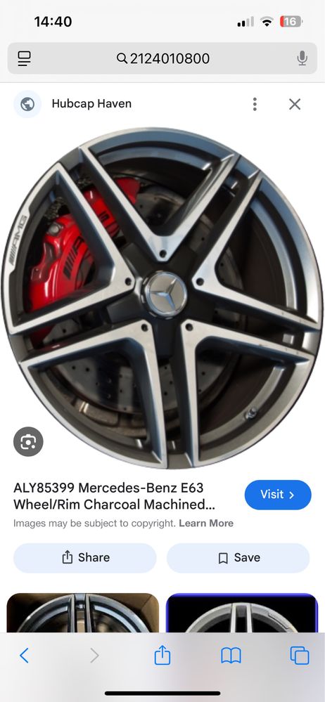 Джанти 19" AMG Mercedes E63s (W212) ПРОМО ЦЕНА