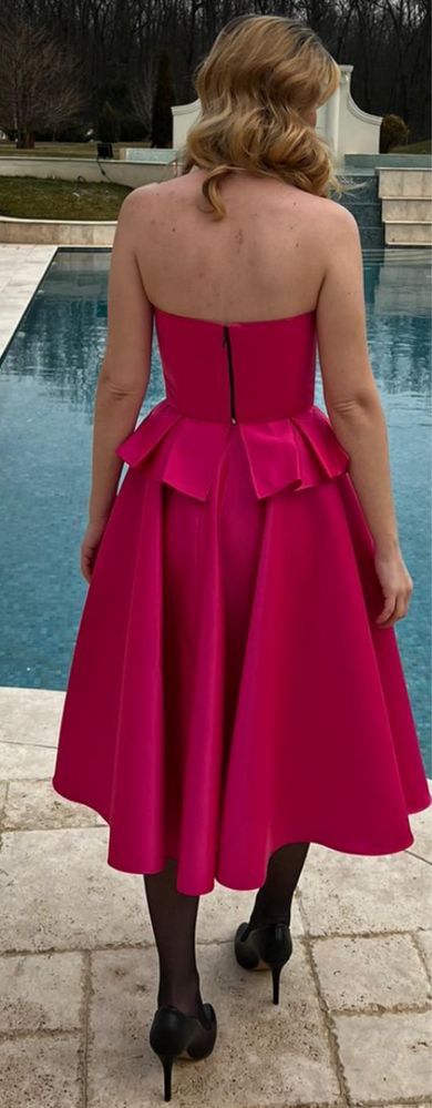 Rochie magenta 2 in 1