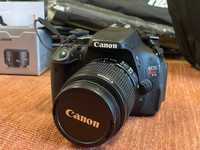 DSRL Canon Rebel t3i 600d, 18-55mm kit, 50mm 1.8, accesorii