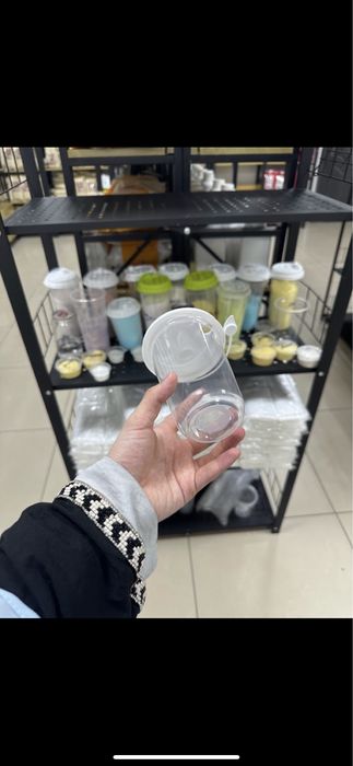 Стаканы для бабл ти (джусс боллы,поппинг боба,тапиока)