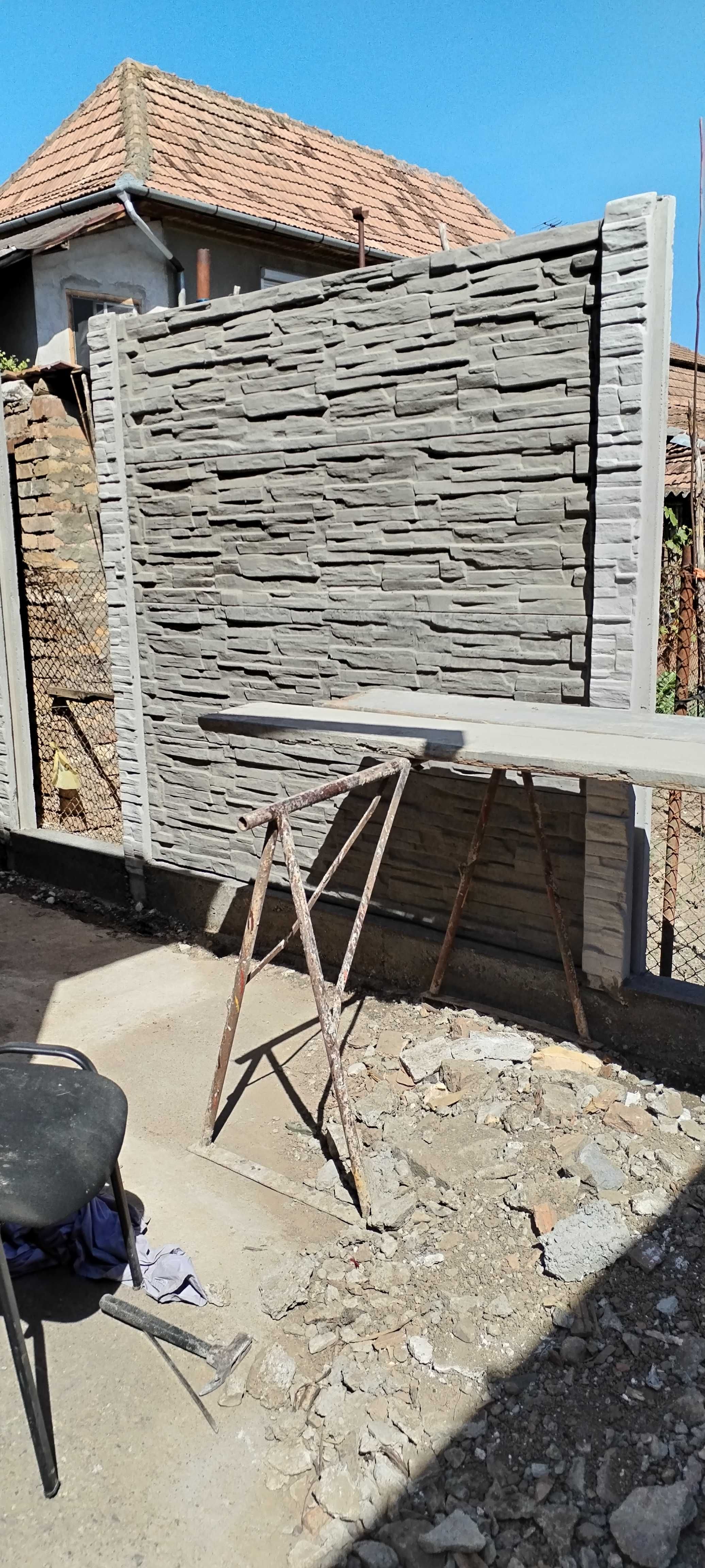 Placi/stâlpi/spalieri gard din beton