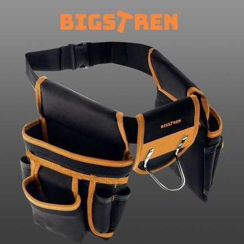 Колан за инструменти Bigstren - 22 джоба + държач за чук