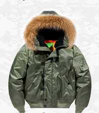 Зимняя куртка - аляска MA-1 укороченная. 3 цвета