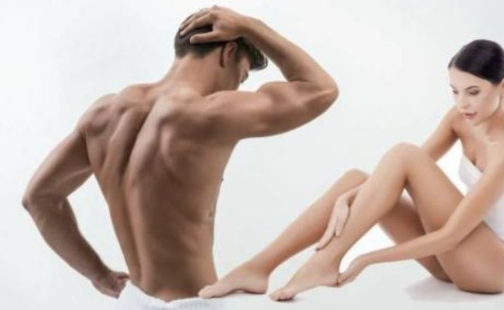 Депиляция мужчин и женщина