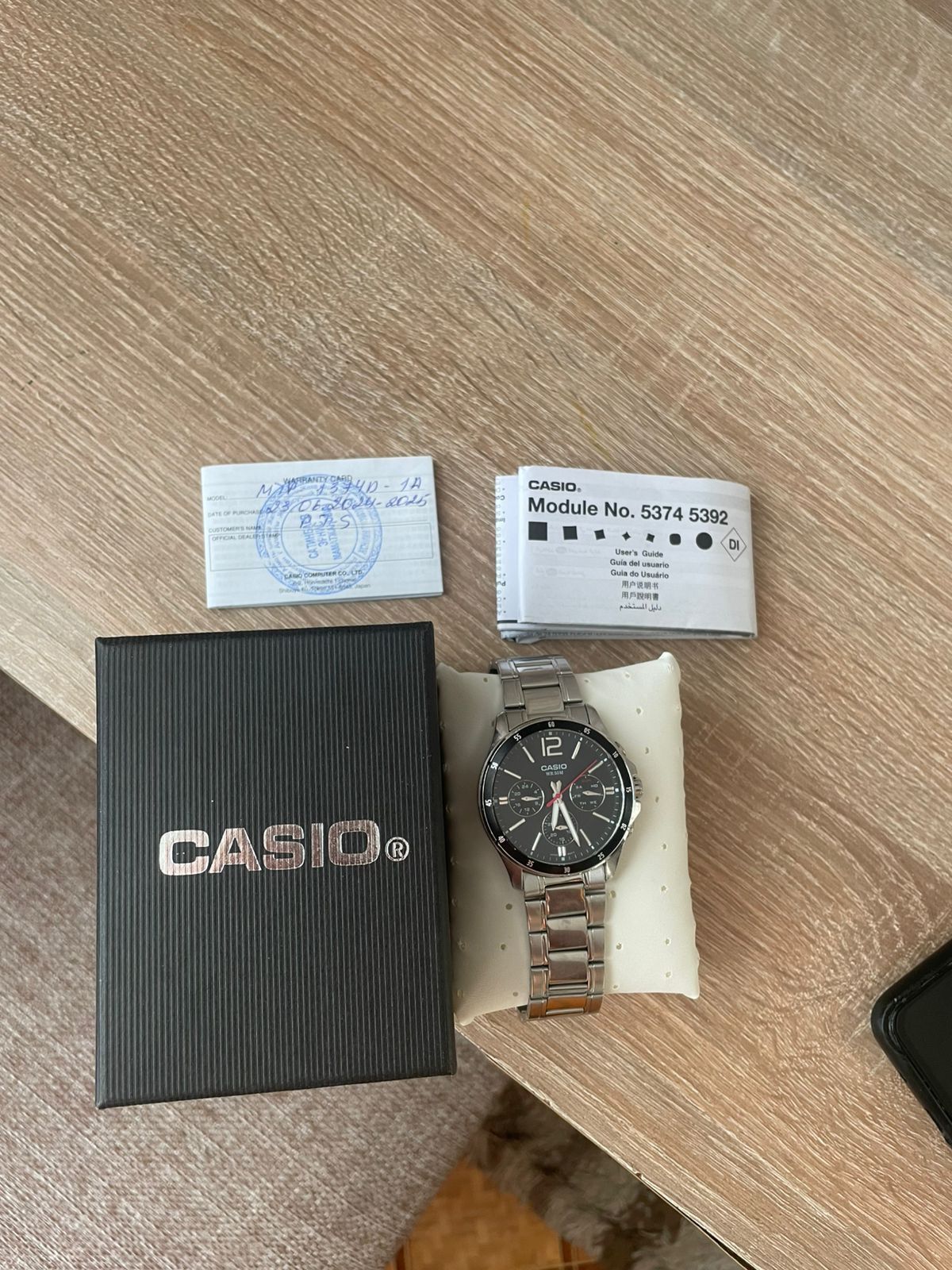Часы casio mtp-1374
