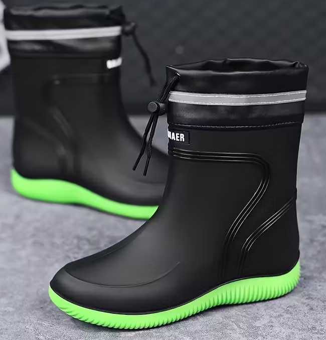 Унисекс водоустойчиви леки PVC дъждобранни ботуши