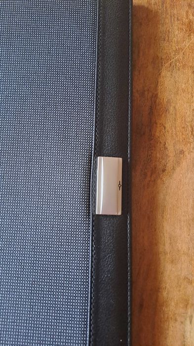 папка луксозна за документи черна Марксман Marksman Размер А4