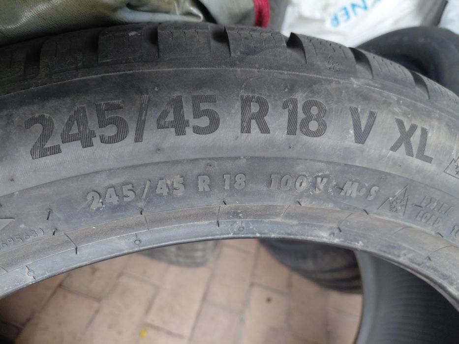 245/45/18" Continental 1бр.гума