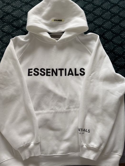 Hanorac essentials alb