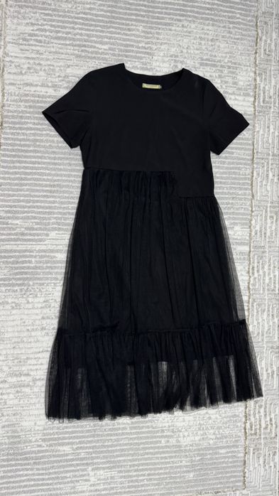 Черное вечернее платье