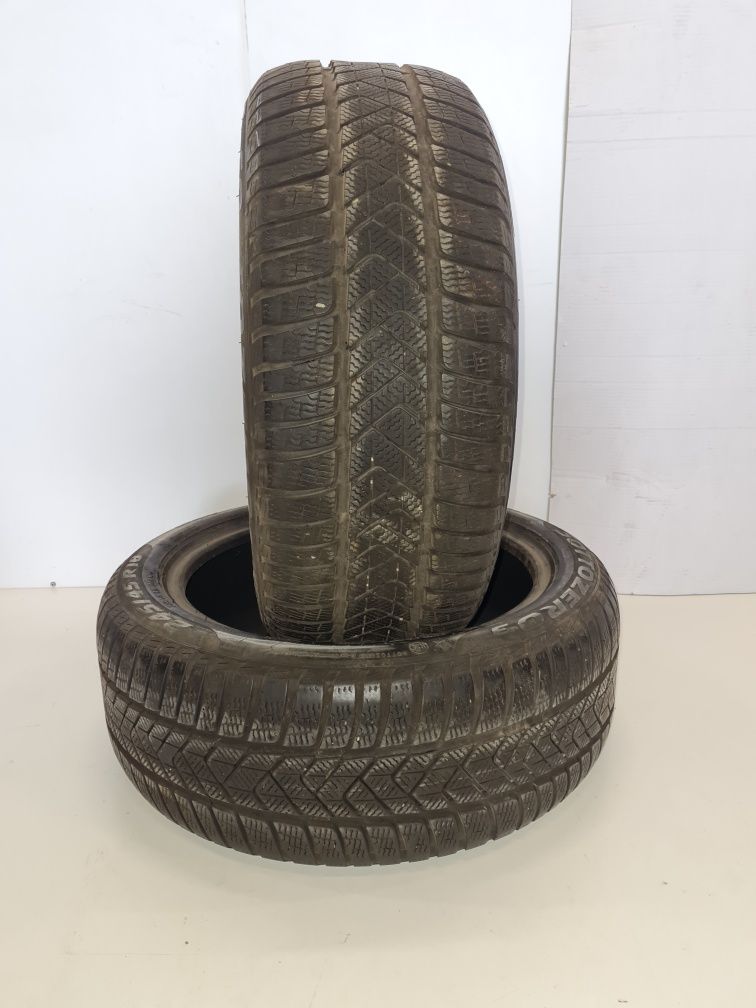 2 cauciucuri M+S 245/45 R18 PIRELLI  dot 40 15