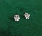Cercei din aur 18Kt cu diamante