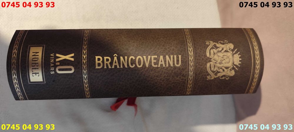 ambalaj cutie si sticla goala BRANCOVEANU XO