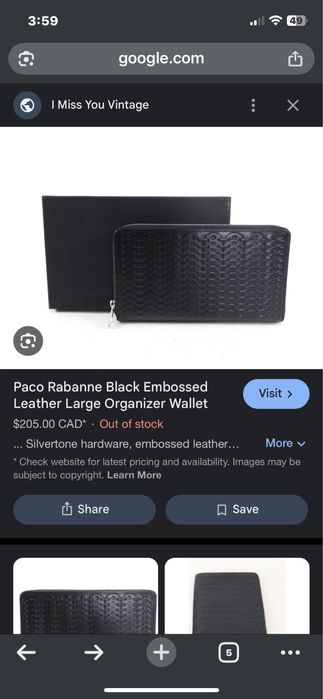 Portofel Paco Rabanne original
