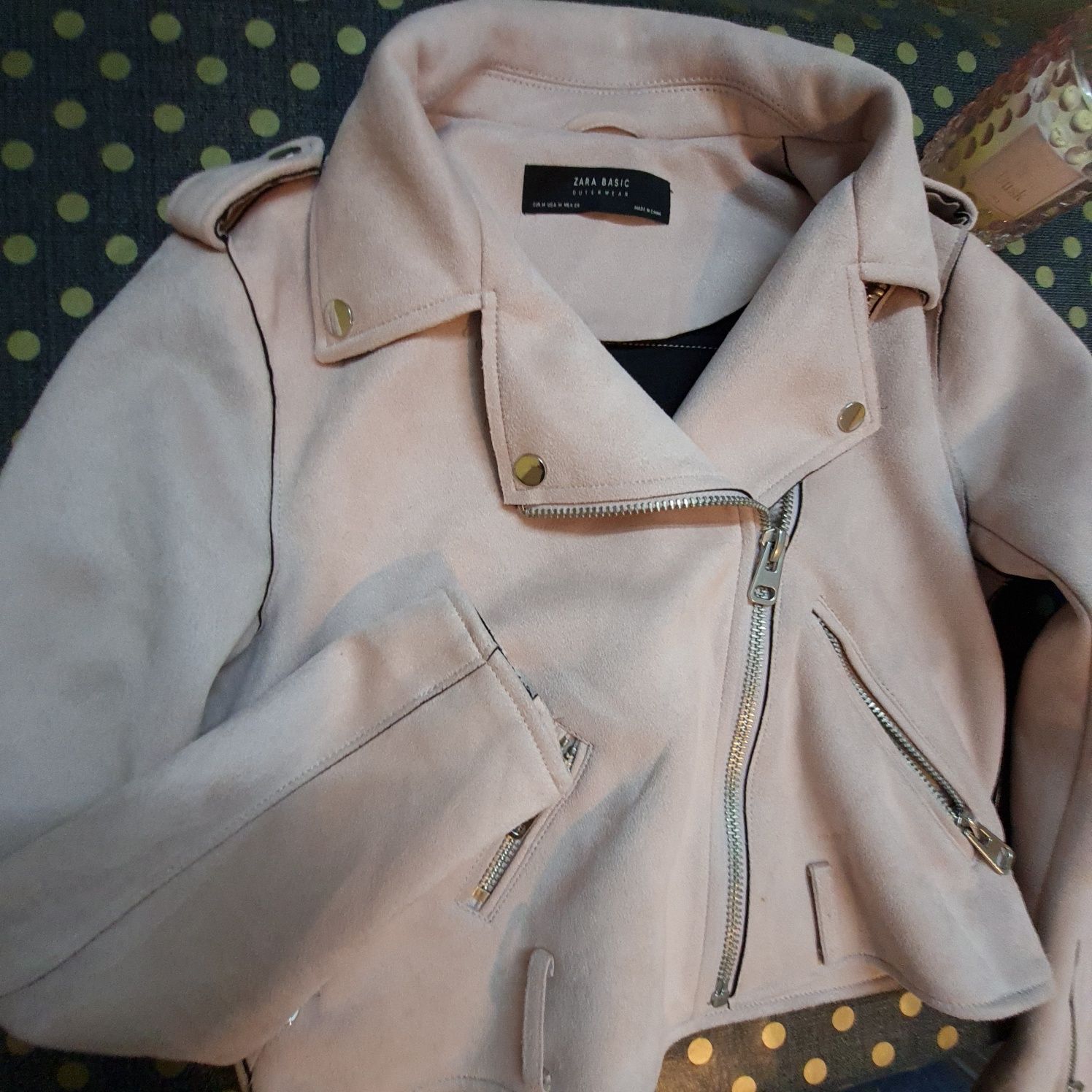 дамско велурено яке Zara
