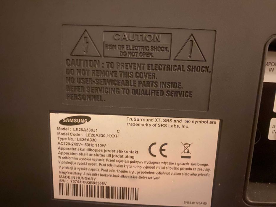 Телевизор Samsung ( LE26A330J1 ) 26 инча (65 см) - Налично е само едно
